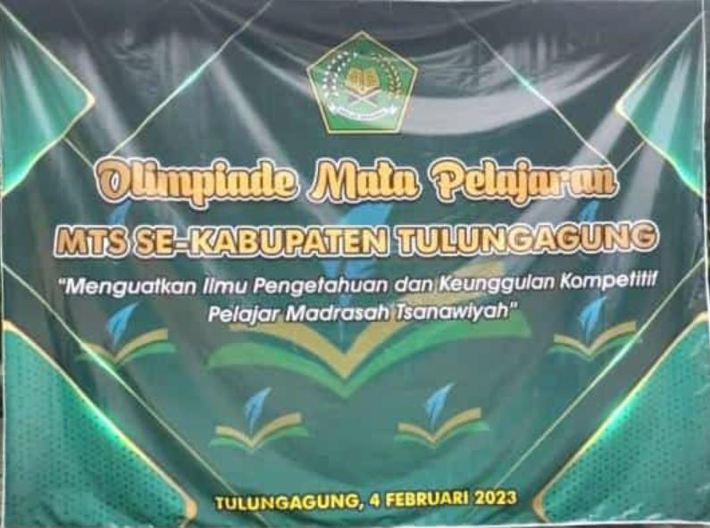MOHON DOA RESTU DALAM OLIMPIADE MATA PELAJARAN MTs TINGKAT KABUPATEN TULUNGAGUNG