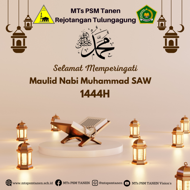 Selamat Memperingati Maulid Nabi Muhammad SAW Tahun 1444 H