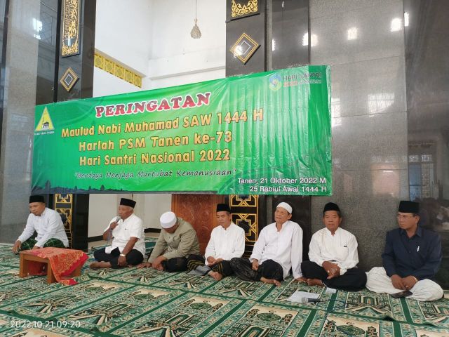 Peringatan Bersama Harlah YPI PSM Tanen ke 73, Maulid Nabi Muhammad SAW, dan Hari Santri Nasional 2022