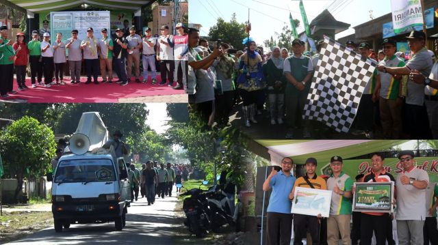 Bupati Maryoto Bhirowo Melepas Peserta Jalan Sehat Kerukunan Umat Beragama Kemenag Tulungagung