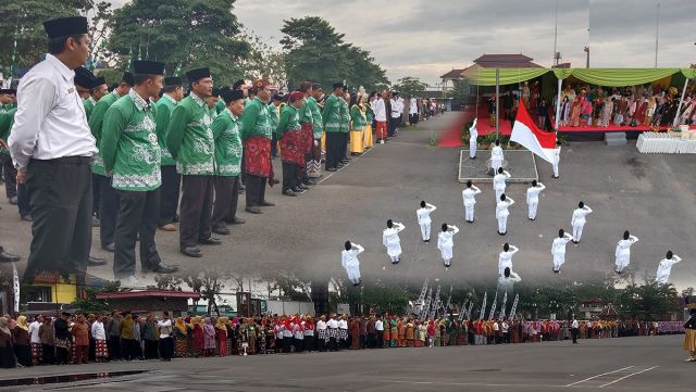 Kepala Kemenag Tulungagung Pimpin Upacara HAB ke-77 Kementerian Agama RI